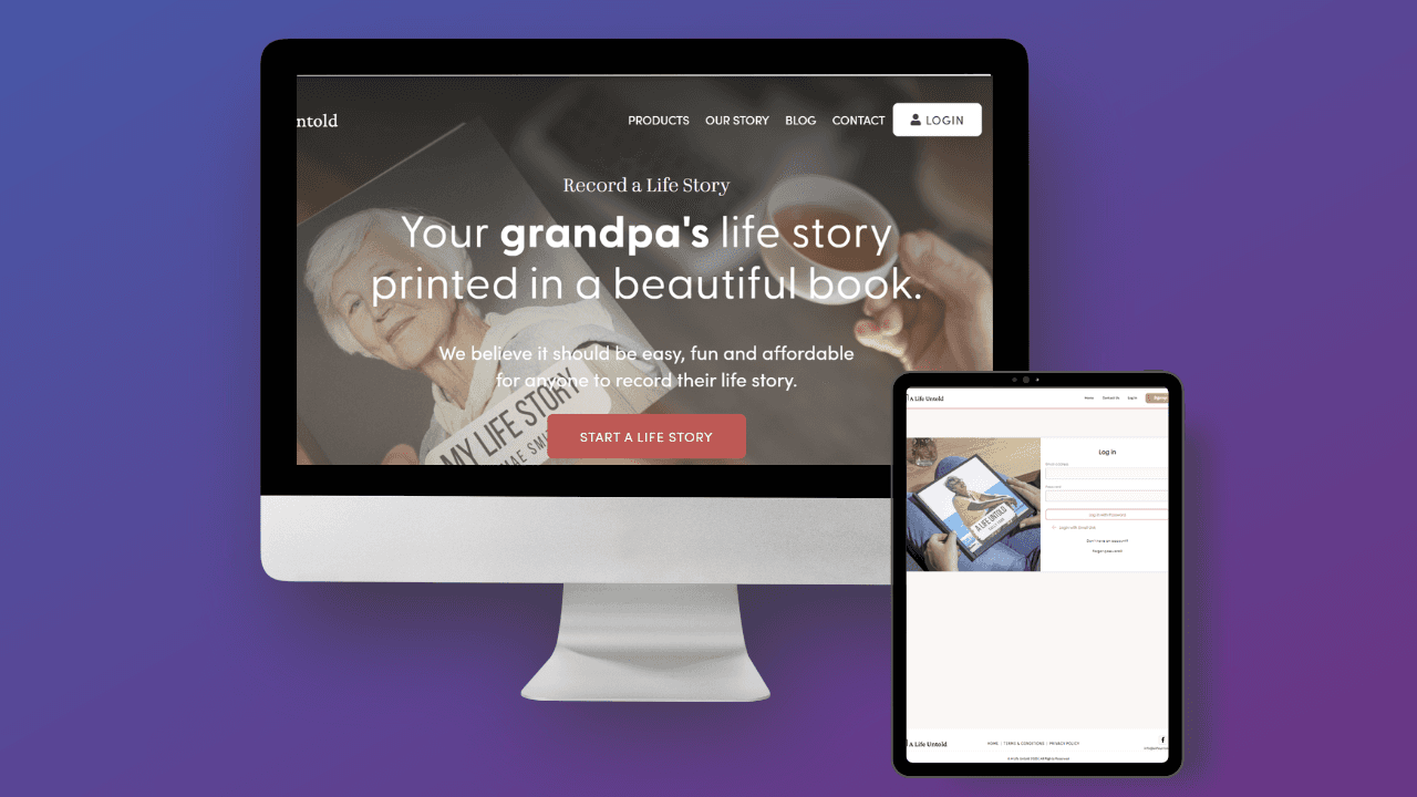 A Life Untold — product screenshot
