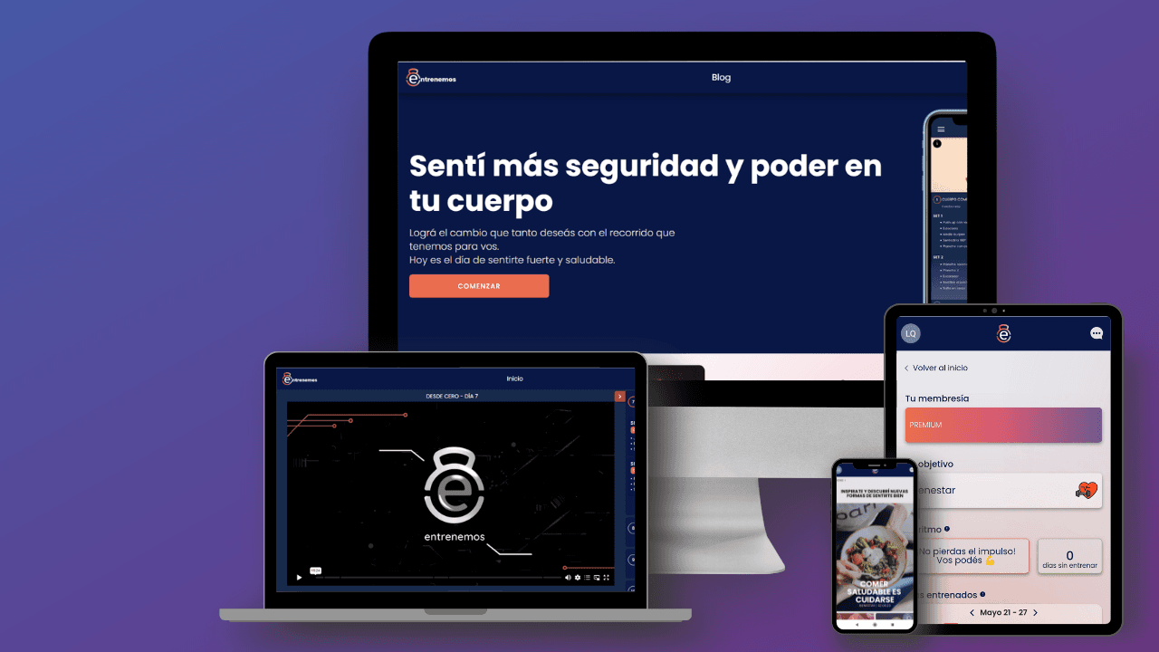 Entrenemos — product screenshot